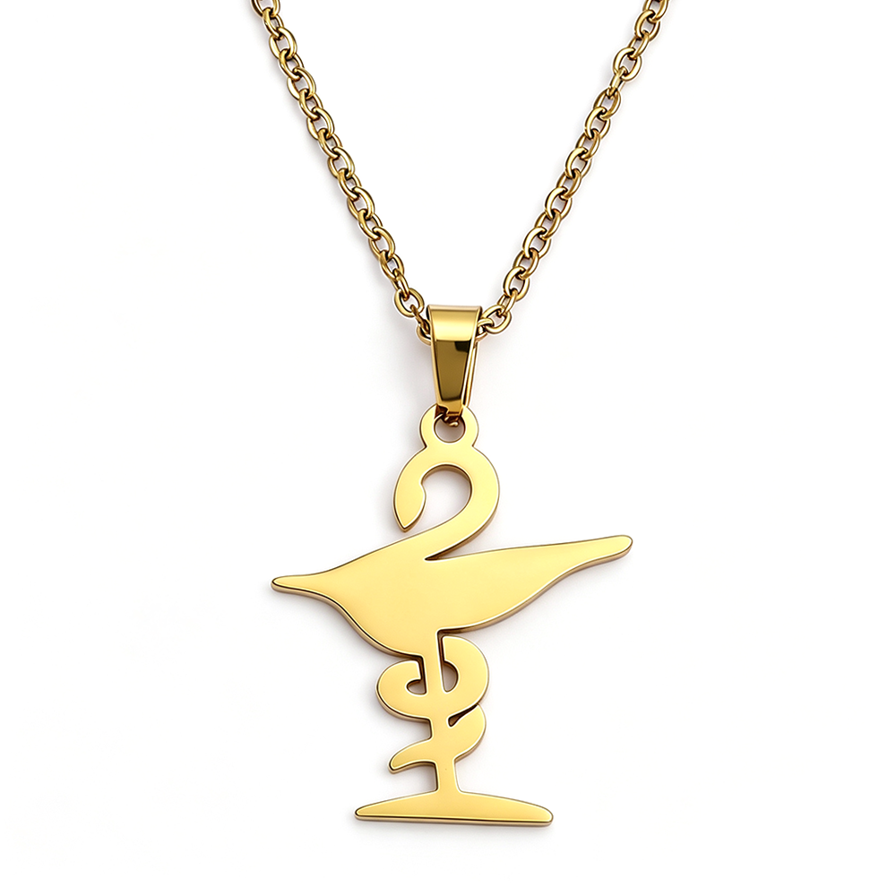 Steel Chain - Collana con ciondolo a forma di