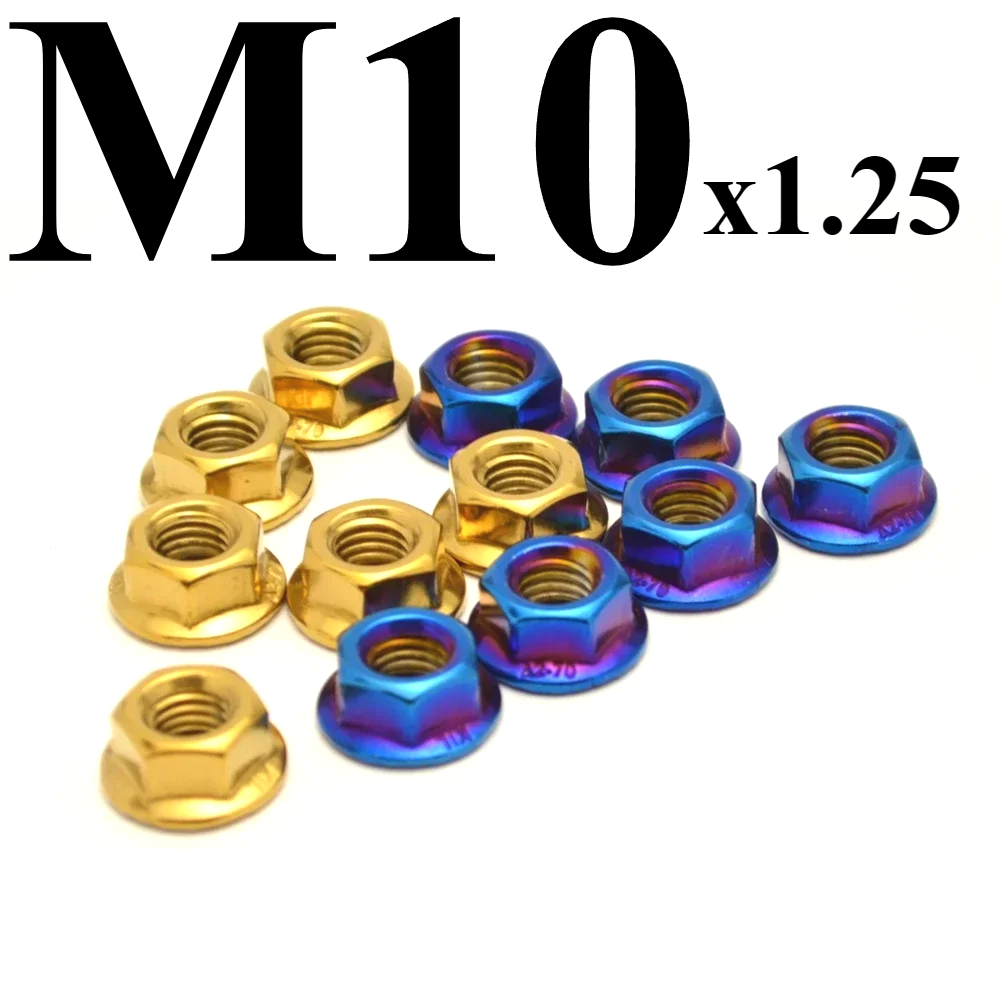 Sprocket - M10 * 1.25 6 pezzi per