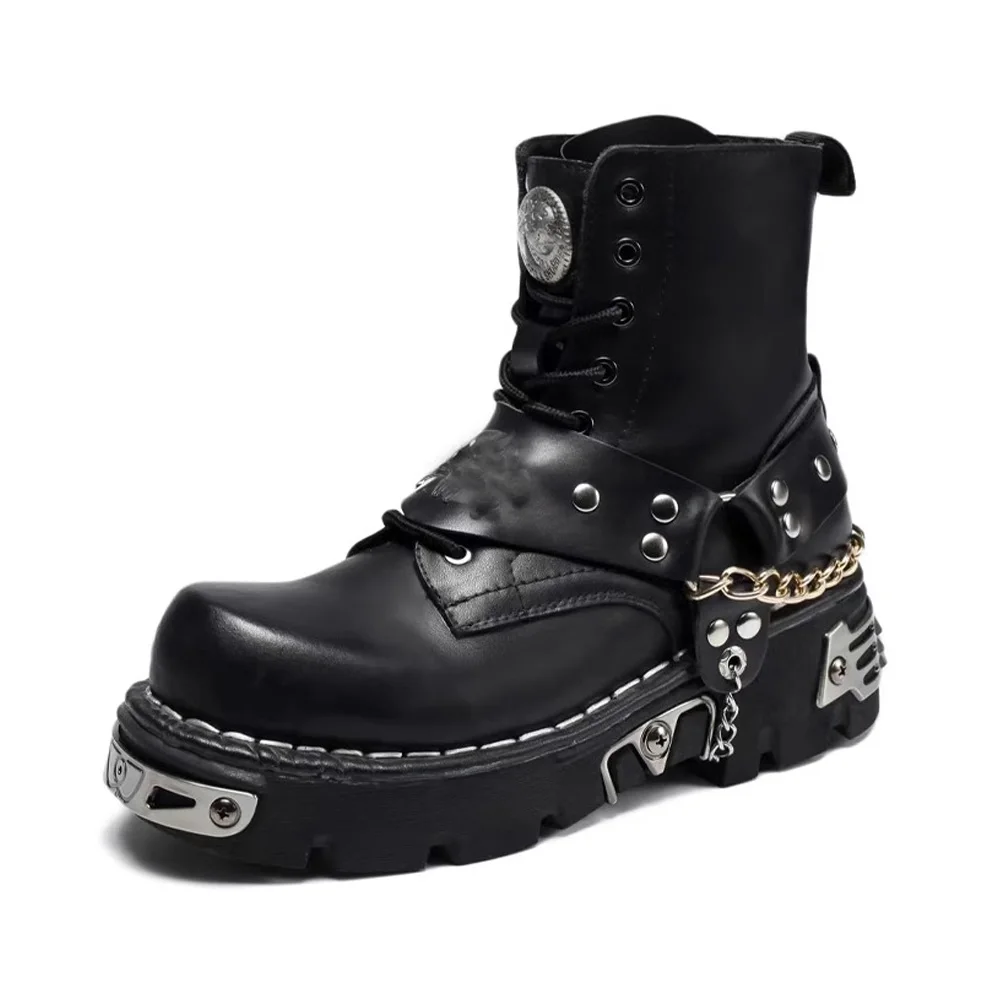 Stivali da Moto in Vera Pelle  - Motorcycle Chain recensione e prezzo