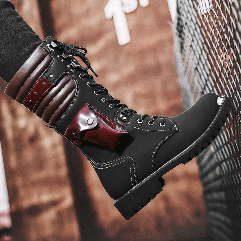 Stivali casual da uomo taglie  - Motorcycle Chain recensione e prezzo